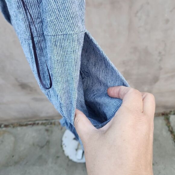 Lucky brand wide leg linen blend jumpsuit - Picture 5 of 8